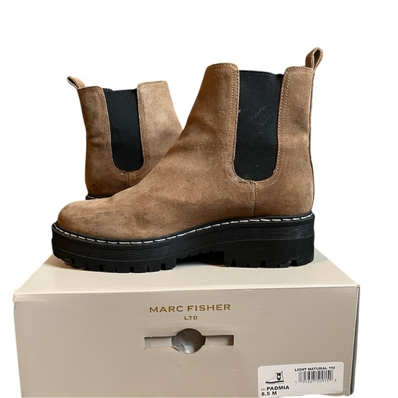 Marc Fisher LTD Padmia Suede Chelsea Boot sz 8.5 - Picture 4 of 7